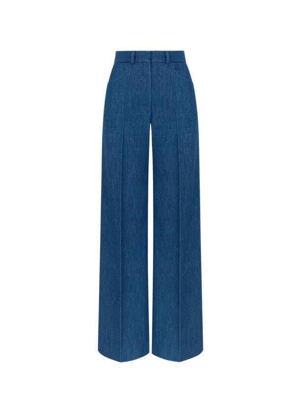 Jeansy damskie z rozszerzanymi nogawkami VICTORIA pants